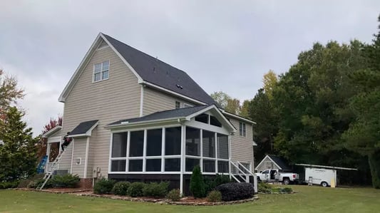 Architectural shingle roof