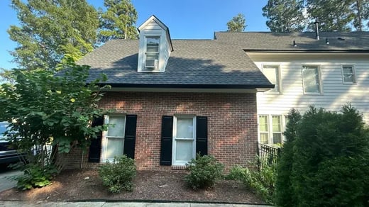 New gutter installation at Northstar Ct in Cary, North Carolina
