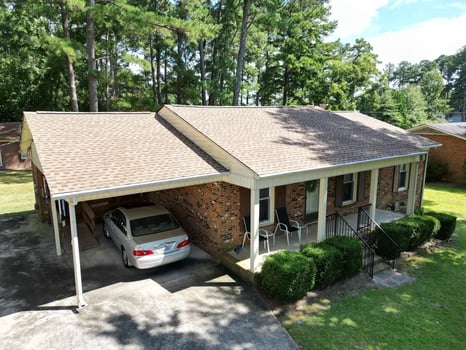 Shakewood GAF Timberline HDZ shingles on a home on Lemon Springs Rd in Sanford