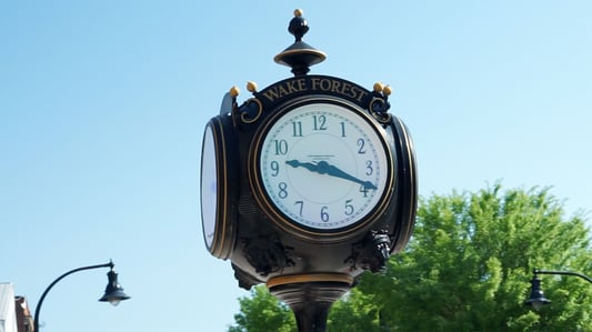 Wake Forest clock