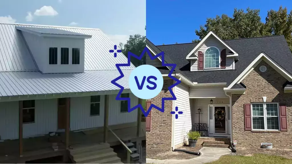 Metal Roofing vs Asphalt Shingles (Roofing Material Comparison)