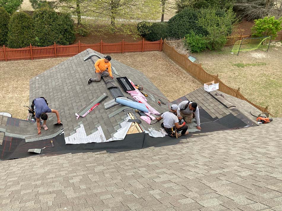 New Shingle Installation