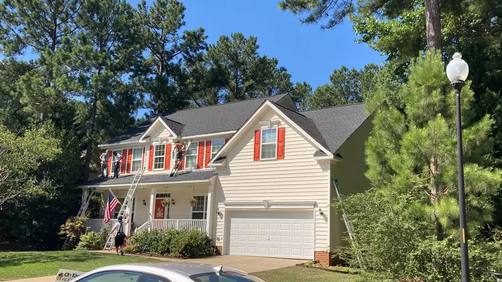 On Tops Roof Repair Project in Apex