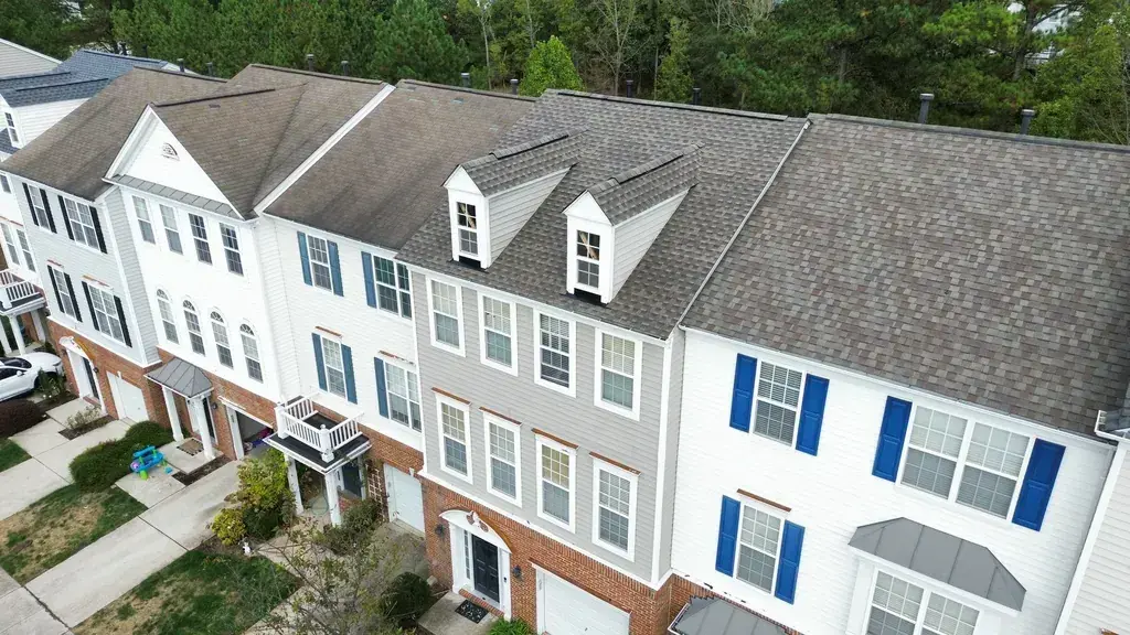 Ruby Walk Dr commercial roof replacement in Morrisville