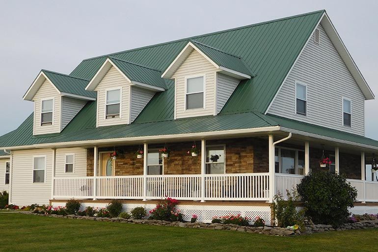 Green Metal Roof