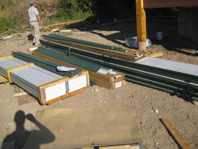 Metal Roof Material Delivery