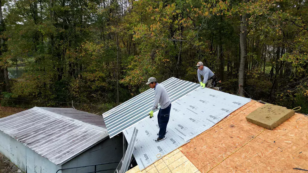 The Steps of a Standing Seam Metal Roof Installation